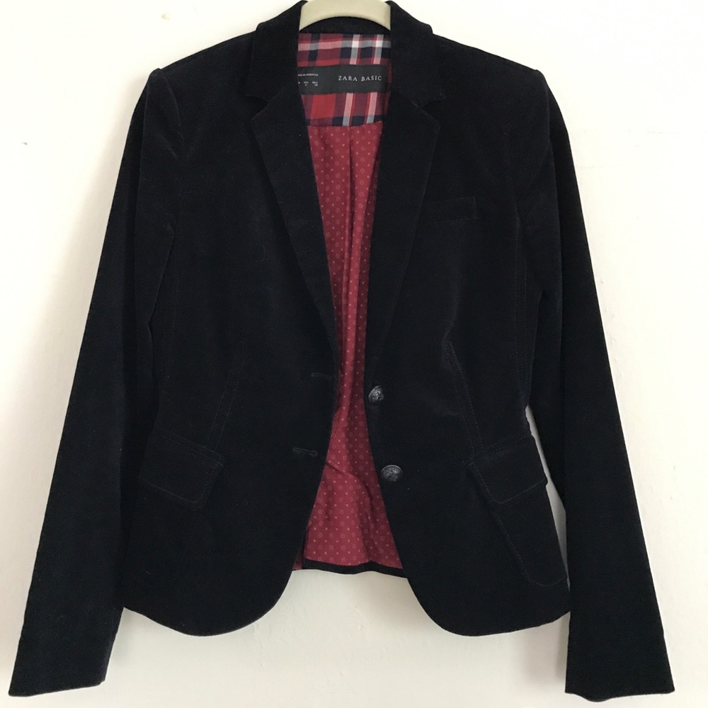 Zara Velvet Blazer